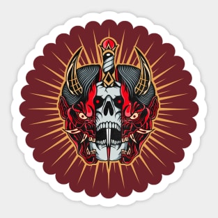 The Mask Skull Sticker